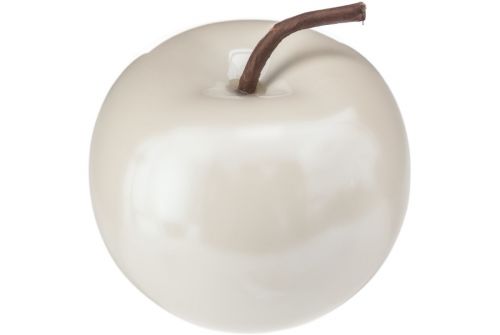 Декоративное яблоко ATMOSPHERA жемчужное, 8х7х8 см (158081A-pearl) - фото 1