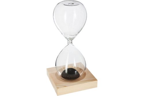 Магнітний пісочний годинник ATMOSPHERA на дерев'яній підставці, 6х6х15 см (158089) - фото 1