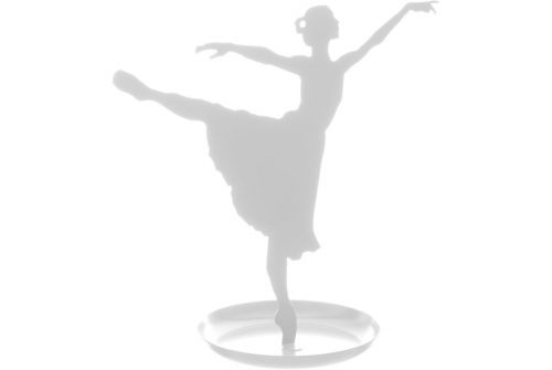 Cтатуетка ATMOSPHERA Ballerina, 20х10х20 см (161340-white) - фото 1