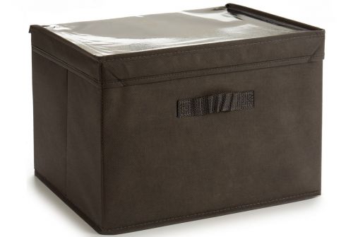 Ящик для хранения ARTE REGAL нетканный, темно-коричневый, 38x25x25 см (22009-1) - фото 2