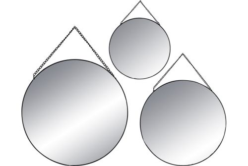 Набір з трьох настінних дзеркал ATMOSPHERA (141198) - фото 2