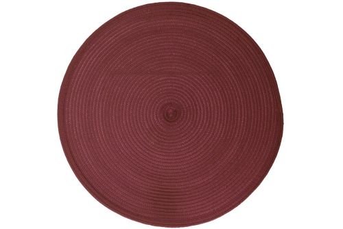 Сервірувальний килимок SECRET DE GOURMET круглий бордовий (108120P) - фото 1