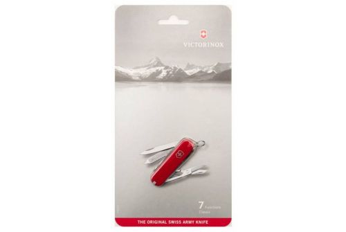 Многофункциональный нож VICTORINOX CLASSIC SD, 58 мм, 7 предметов, красный, блистер (Vx06223.B1) - фото 4
