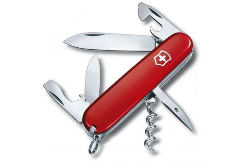 Многофункциональный нож VICTORINOX SPARTAN, 91 мм, 12 предметов, красный, блистер (Vx13603.B1) - фото 1