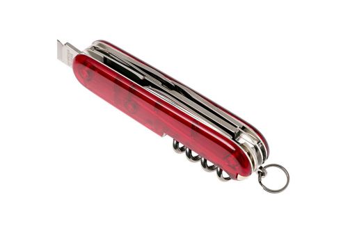 Многофункциональный нож VICTORINOX CLIMBER, 91 мм, 14 предметов, красный, прозр блистер (Vx13703.TB1) - фото 5