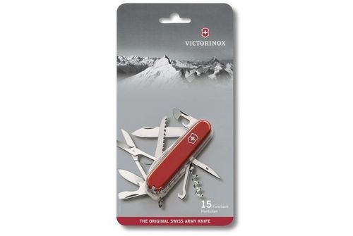 Многофункциональный нож VICTORINOX HUNTSMAN, 91 мм, 15 предметов, красный, блистер (Vx13713.B1) - фото 5