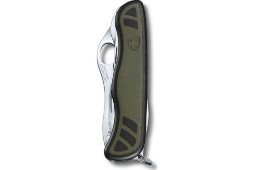 Ніж VICTORINOX SWISS SOLDIER'S KNIFE, 111 мм, 10 предметів, зелено-чорний матовий блістер (Vx08461.MWCHB1) - фото 2
