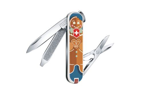Многофункциональный нож VICTORINOX CLASSIC LE, "Gingerbread Love", 58 мм, 7 предметов, чехол (Vx06223.L1909) - фото 3