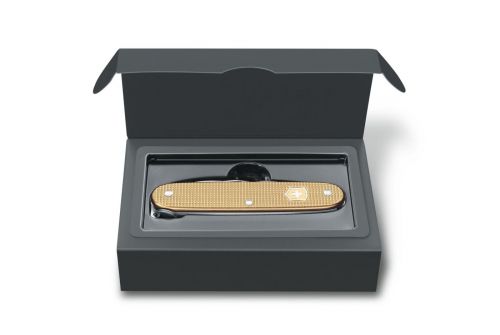 Многофункциональный нож VICTORINOX PIONEER, 93 мм, 8 предметов, рифленый золотистый (Lim.Ed. 2019) (Vx08201.L19) - фото 8