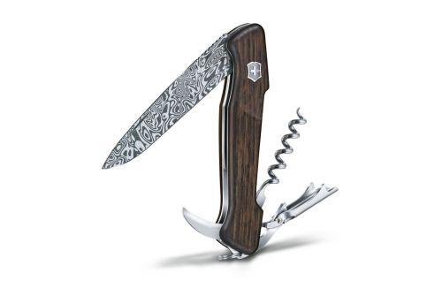 Многофункциональный нож VICTORINOX WINE MASTER Damast, 130 мм, 6 предметов, дуб, чехол (Lim.Ed.6000) (Vx09701.J19) - фото 2