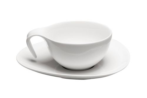 Кофейная чашка с блюдцем DUKA Time 150 мл (282625) - фото 1