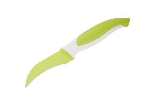 Нож для овощей изогнутый GRANCHIO зеленый 8,9 см 88651 - фото 1