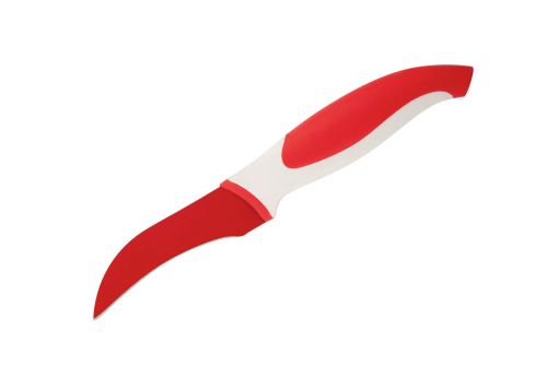 Нож для овощей изогнутый GRANCHIO красный 8,9 см 88650 - фото 1