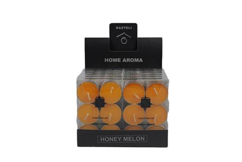 Ароматизированные свечи чайные RASTELI Honey Melon таблетки 6шт. (2464) - фото 1