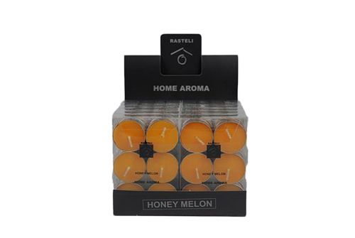 Ароматизовані свічки чайні RASTELI Honey Melon таблетки 6шт. (2464) - фото 2