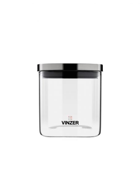 Контейнер для зберігання харчових продуктів VINZER 0,45 л. 11.5x10.5x10.5 см (50238) - фото 1