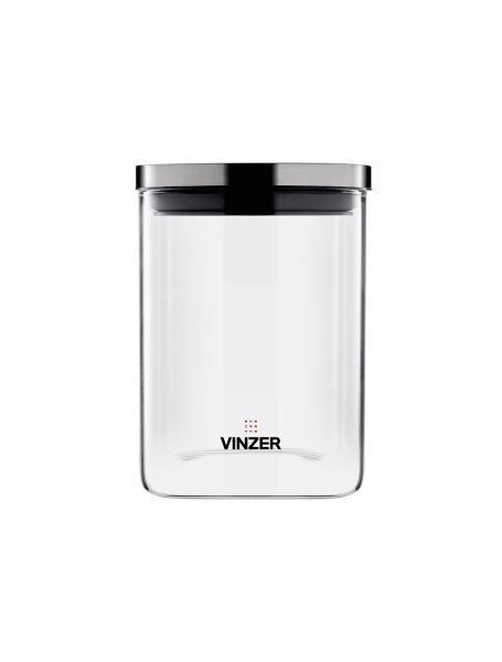 Контейнер для зберігання харчових продуктів VINZER 0,9 л. 17.5x10.5x10.5 см (50239) - фото 1