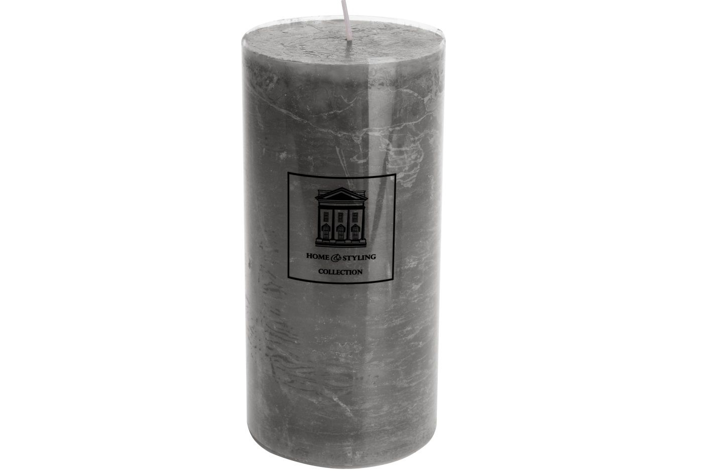 Свічка H&S COLLECTION сірий колір, 9x18 см (ADF100420) thumb 2