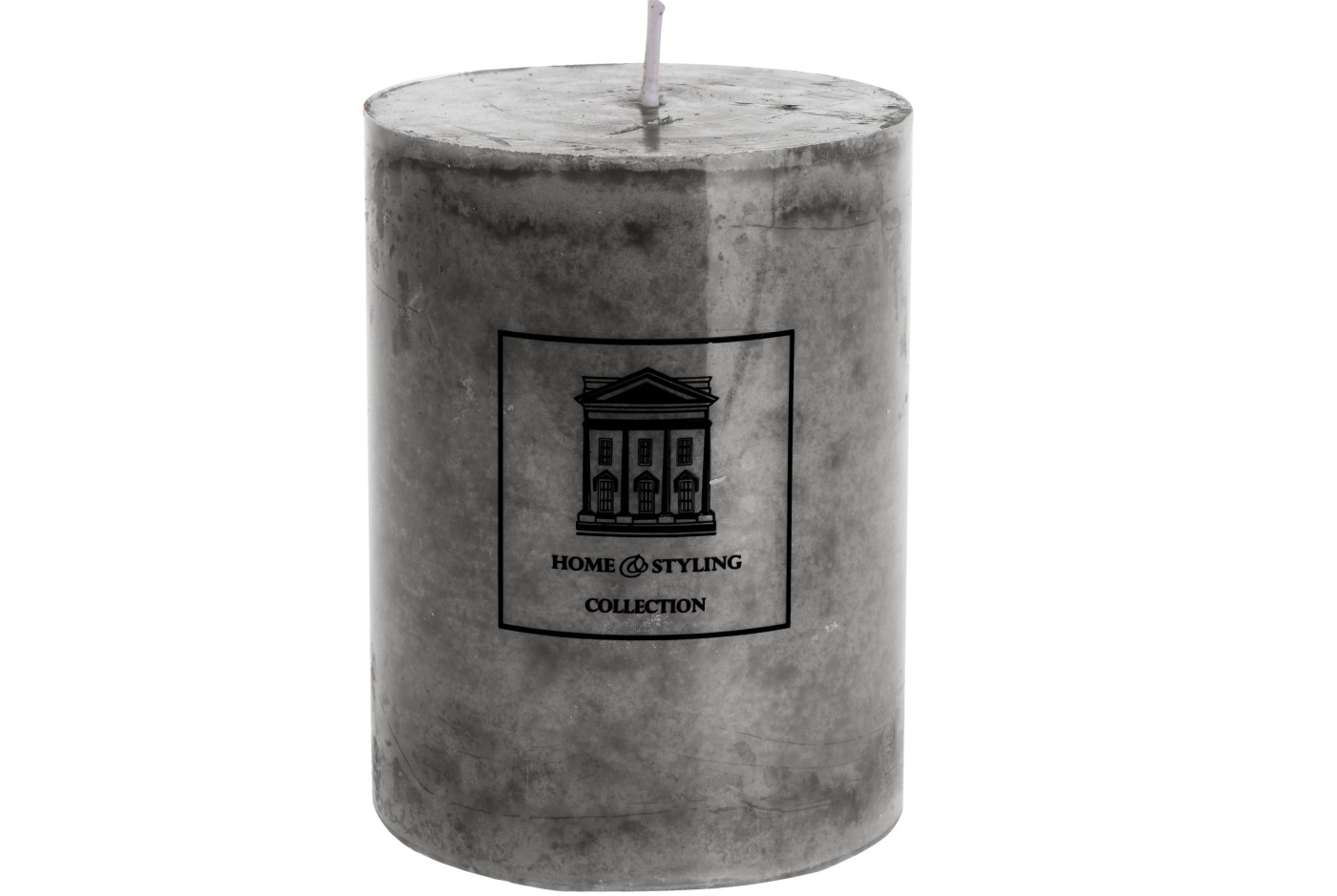 Свічка H&S COLLECTION сірий колір, 9x12 см (ADF100820) thumb 1