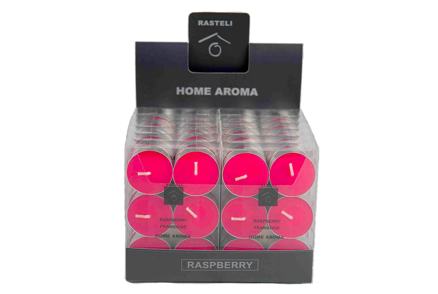 Ароматизовані свічки чайні RASTELI Raspberry таблетки 6шт/уп (5233) thumb 1