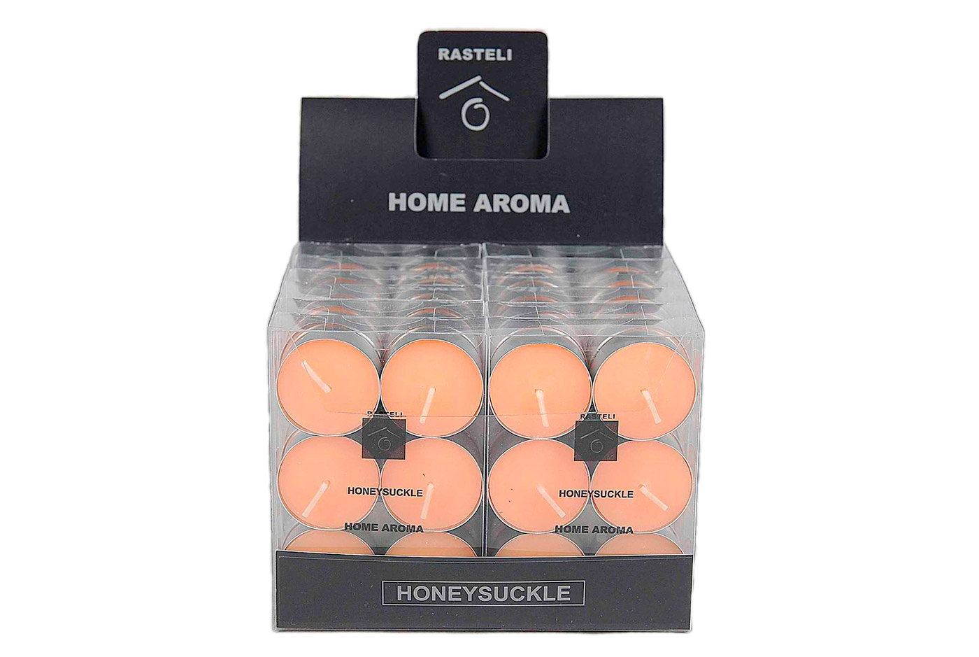 Ароматизированные свечи чайные RASTELI Honeysuckle таблетки 6шт/уп (5286) thumb 1