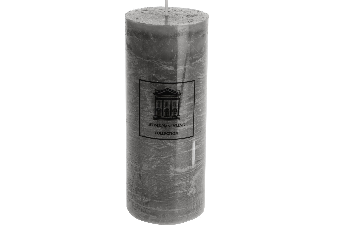 Свеча H&S COLLECTION серый цвет, 7x17 см (ADF100220) thumb 1