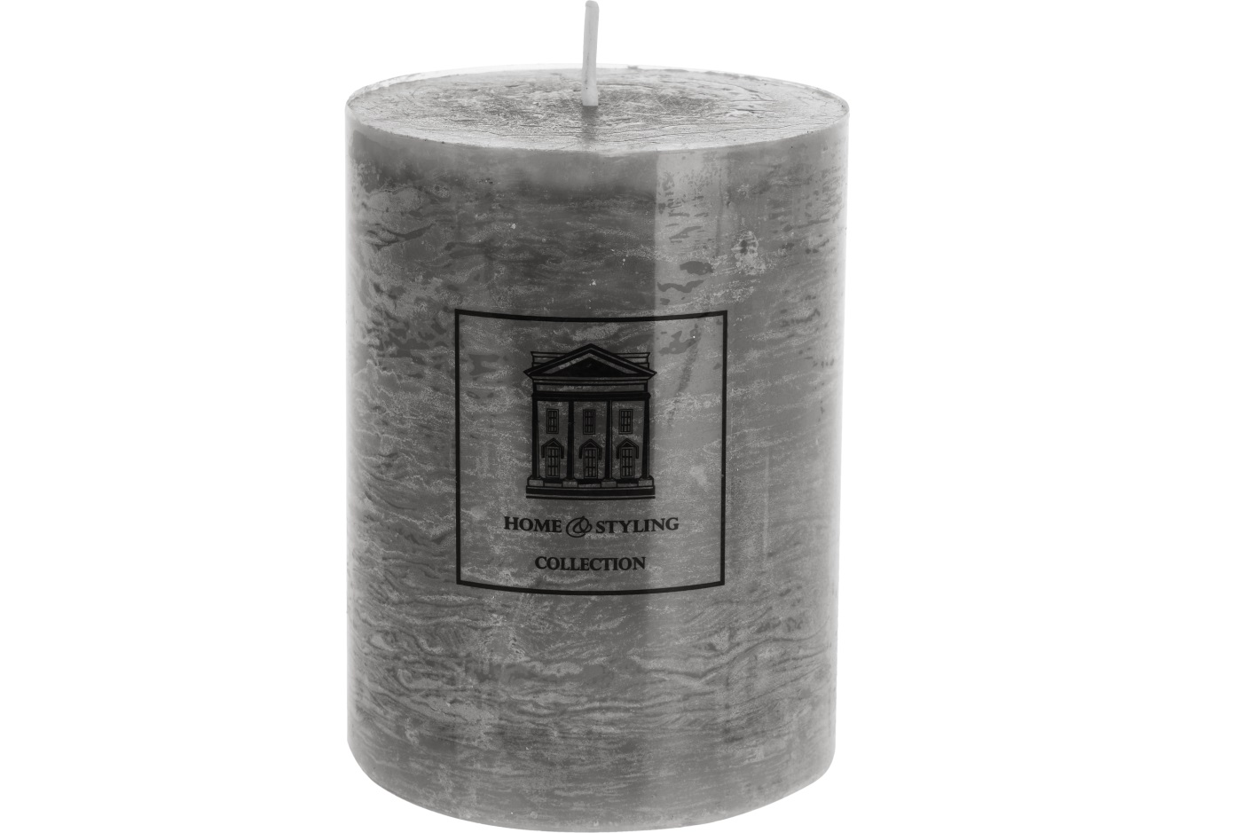 Свічка H&S COLLECTION сірий колір, 9x12 см (ADF100320) thumb 1