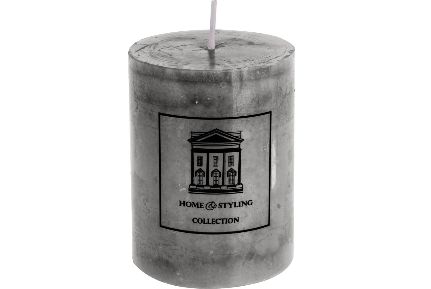 Свічка H&S COLLECTION сірий колір, 7x9 см (ADF100520) thumb 2