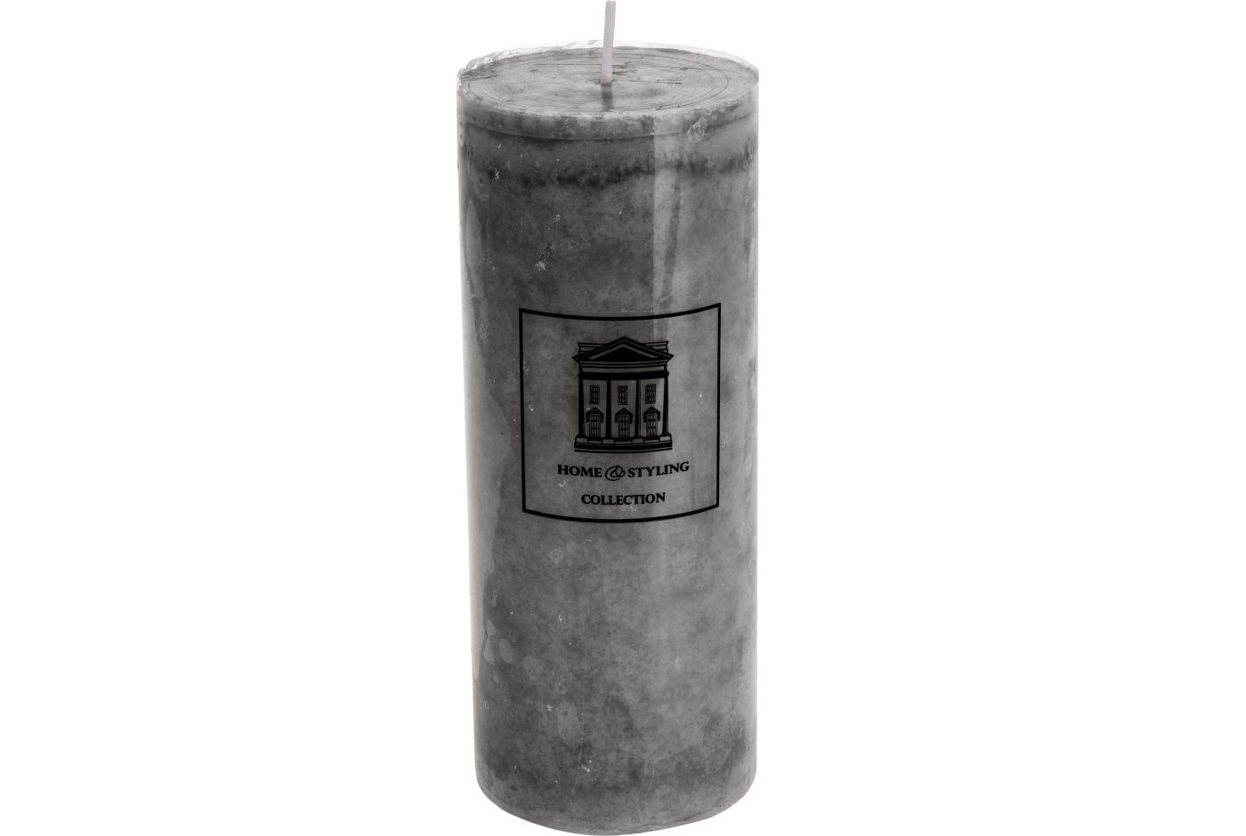 Свеча H&S COLLECTION серый цвет, 7x17 см (ADF100720) thumb 2