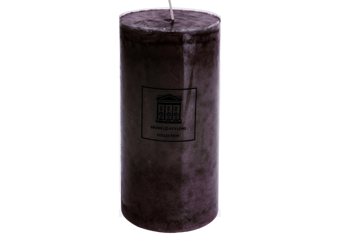 Свеча H&S COLLECTION фиолетовый цвет, 9x18 см (ADF100940) thumb 1