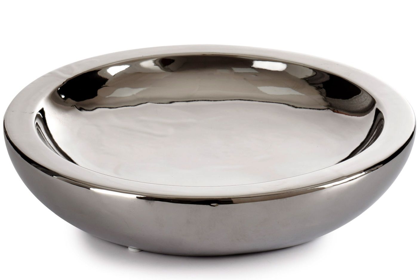 Тарілка ARTE REGAL керамічна, срібло, 30х30х6,6 см (21329) thumb 2