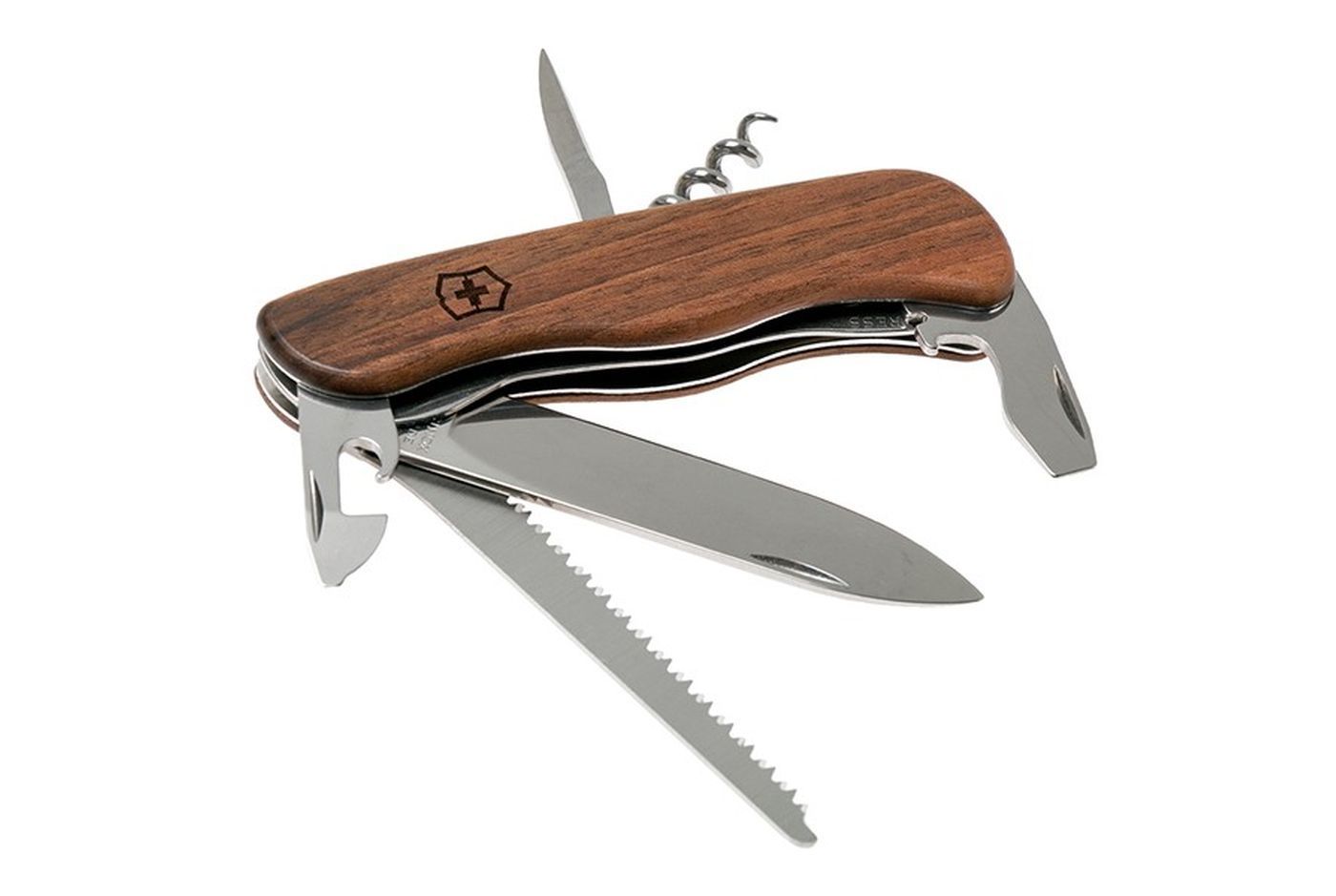 Многофункциональный нож VICTORINOX FORESTER WOOD, 111 мм, 10 предметов, орех, блистер (Vx08361.63B1) thumb 8