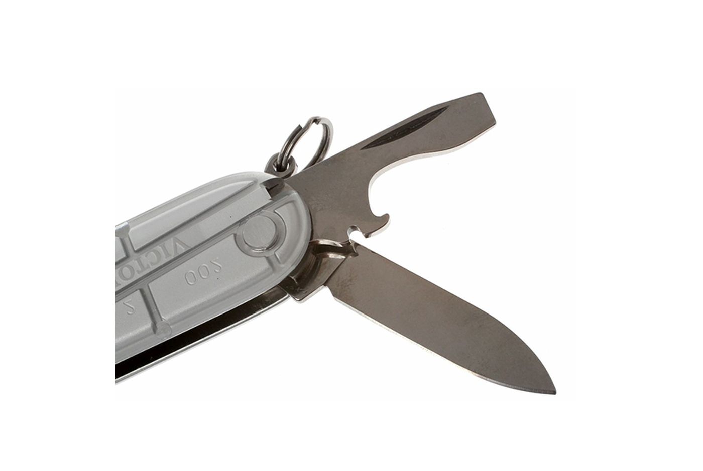Многофункциональный нож VICTORINOX SPARTAN, 91 мм, 12 предметов, серебристый прозрачный, блистер (Vx13603.T7B1) thumb 4