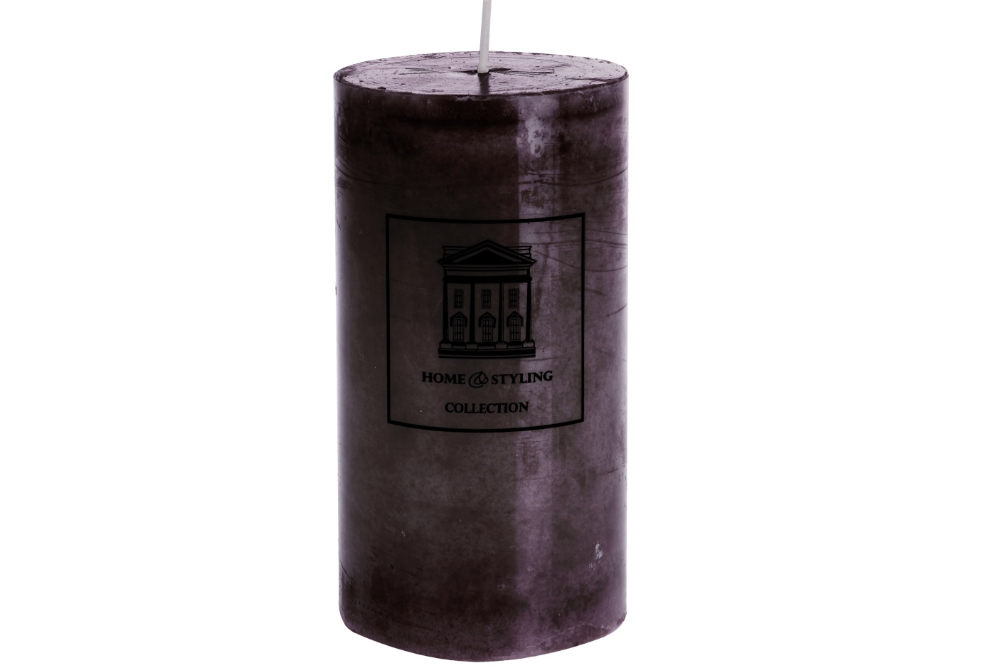 Свічка H&S COLLECTION фіолетовий колір, 7x13 см (ADF100640) thumb 1