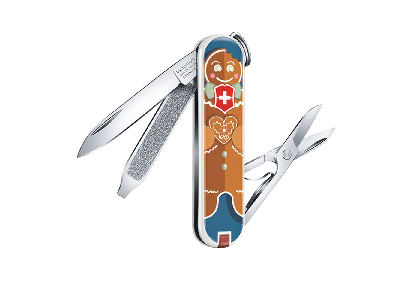 Многофункциональный нож VICTORINOX CLASSIC LE, "Gingerbread Love", 58 мм, 7 предметов, чехол (Vx06223.L1909) thumb 3